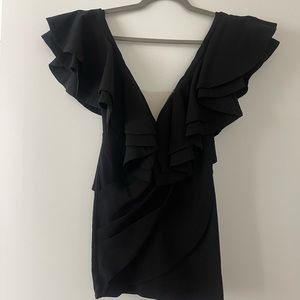Black Mini Dress by Michael Costello x Revolve